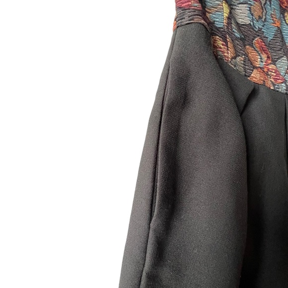 Etro Italy Metallic Floral Wool Silk Dress | IT 42 (US M) - Picture 7 of 11